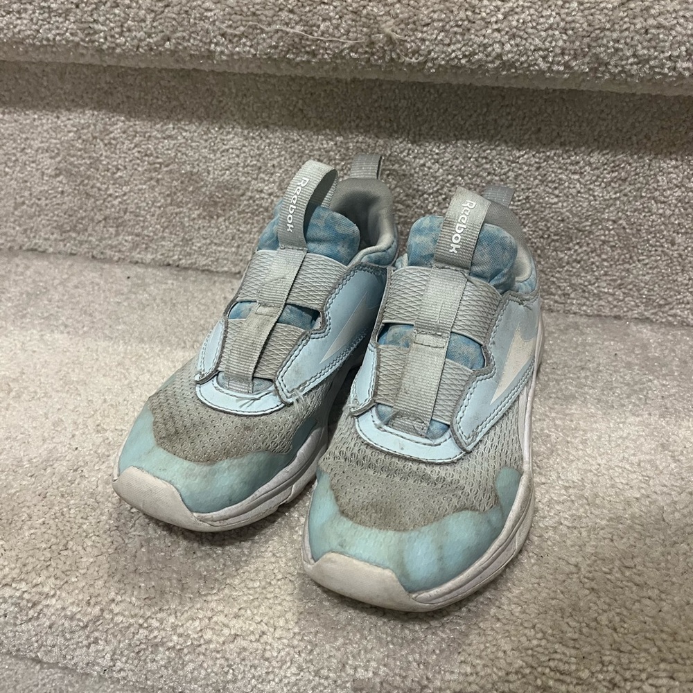 👟 REEBOK Girls XT Sprinter Slip On Running Shoe Sneaker | Blue | size 13 - Picture 2 of 7